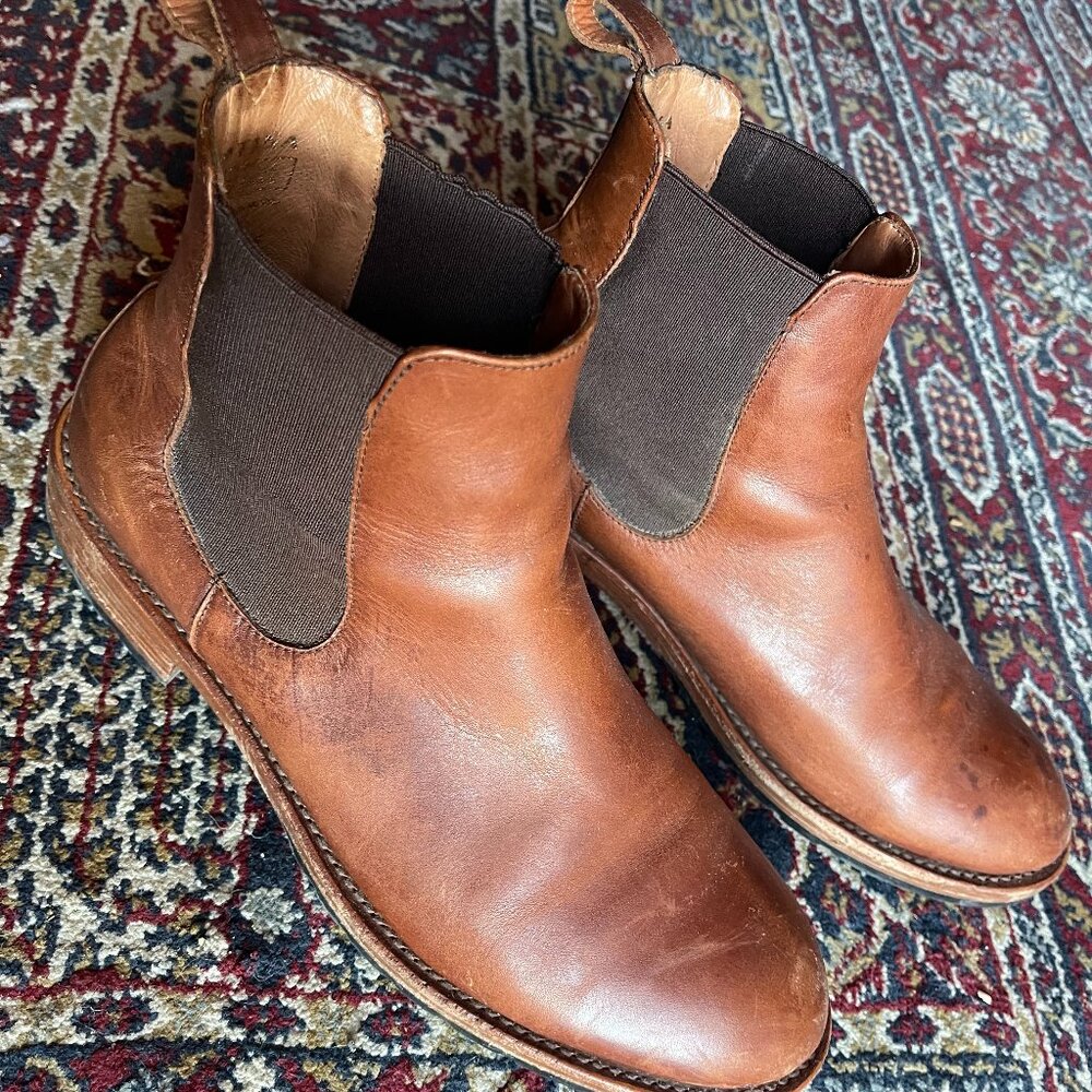 Portland Leather Patina Mens Chelsea Boot 9.5